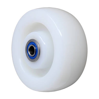 Nylon wheel (white) 2寸带刹轮